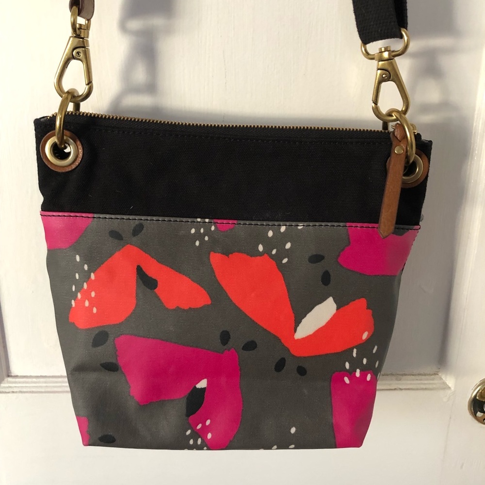 Fossil Printed Coated Canvas Crossbody Purse - image 4
